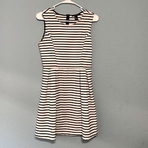2/$10 Basics - Navy and white mini dress